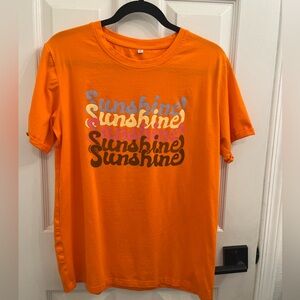 Orange Sunshine Graphic T-Shirt